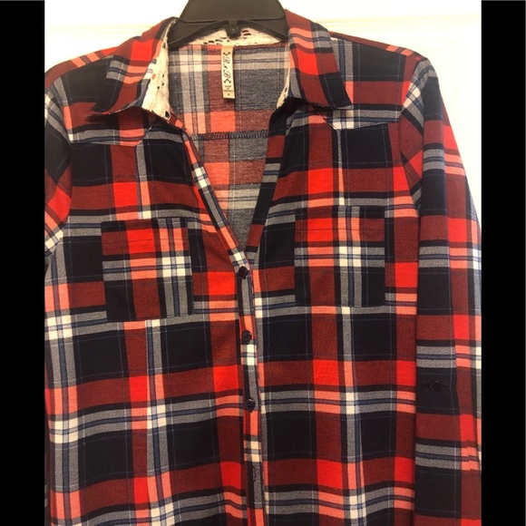 Plaid  Shirt Long asleevea - Picture 2 of 4